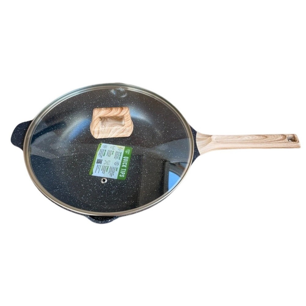 GreenLife Arte 5.1QT 12" All in One Multi-Purpose Deep Skillet Wok